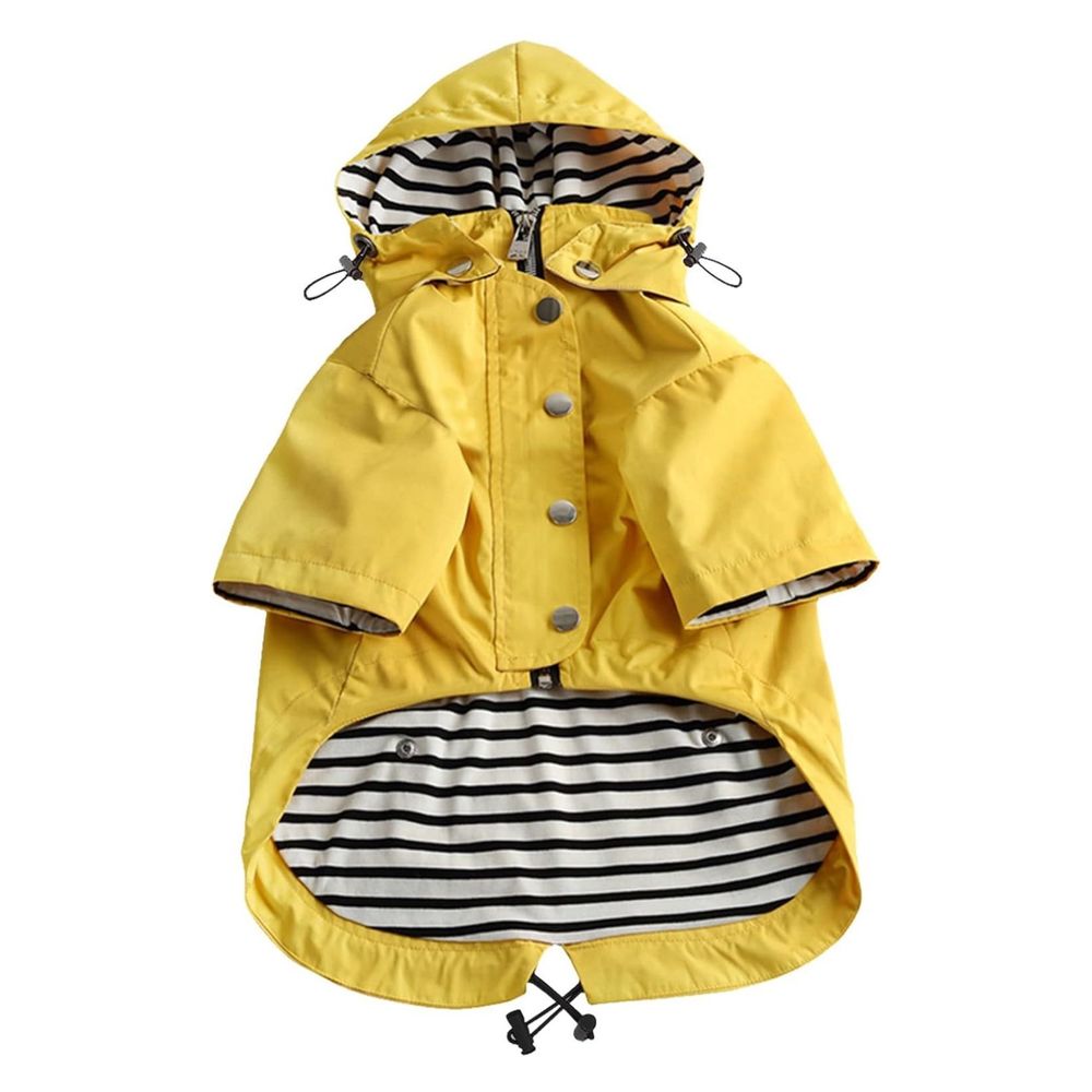 NEW Dog Zip Up Dog Raincoat Reflective Water Resistant XL